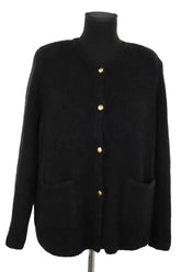 Cardigan Songe Lab Noir en Laine, taille L - Seconde Main