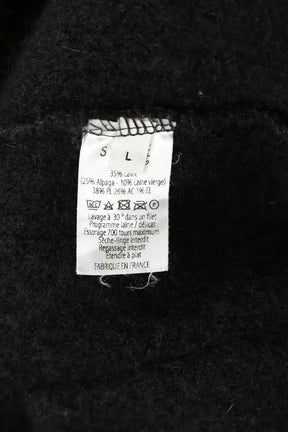 Cardigan Songe Lab Noir en Laine