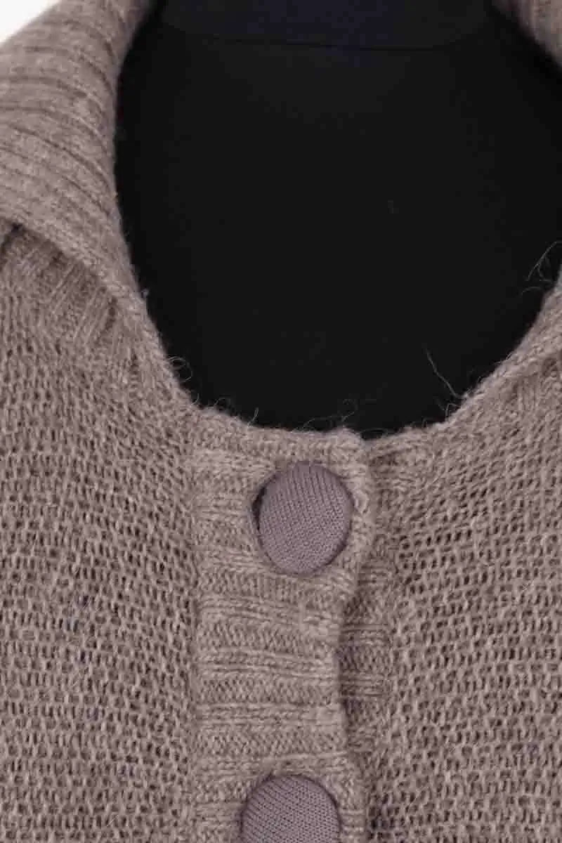 Cardigan Tara Jarmon Gris en Laine