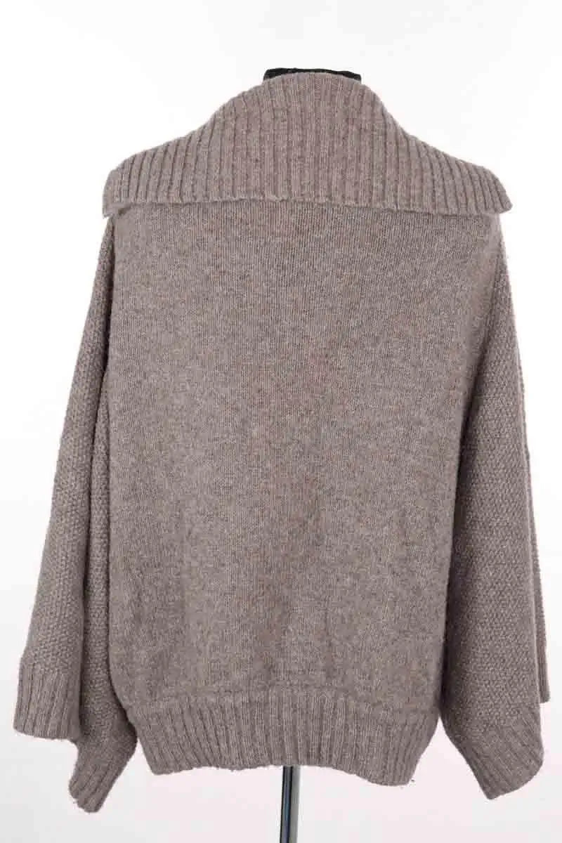 Cardigan Tara Jarmon Gris en Laine