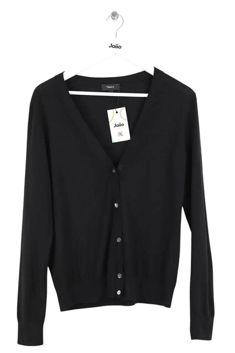 Cardigan Theory Noir en Coton, taille L - Seconde Main