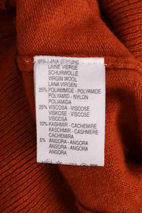 Cardigan Valentino Orange en Laine
