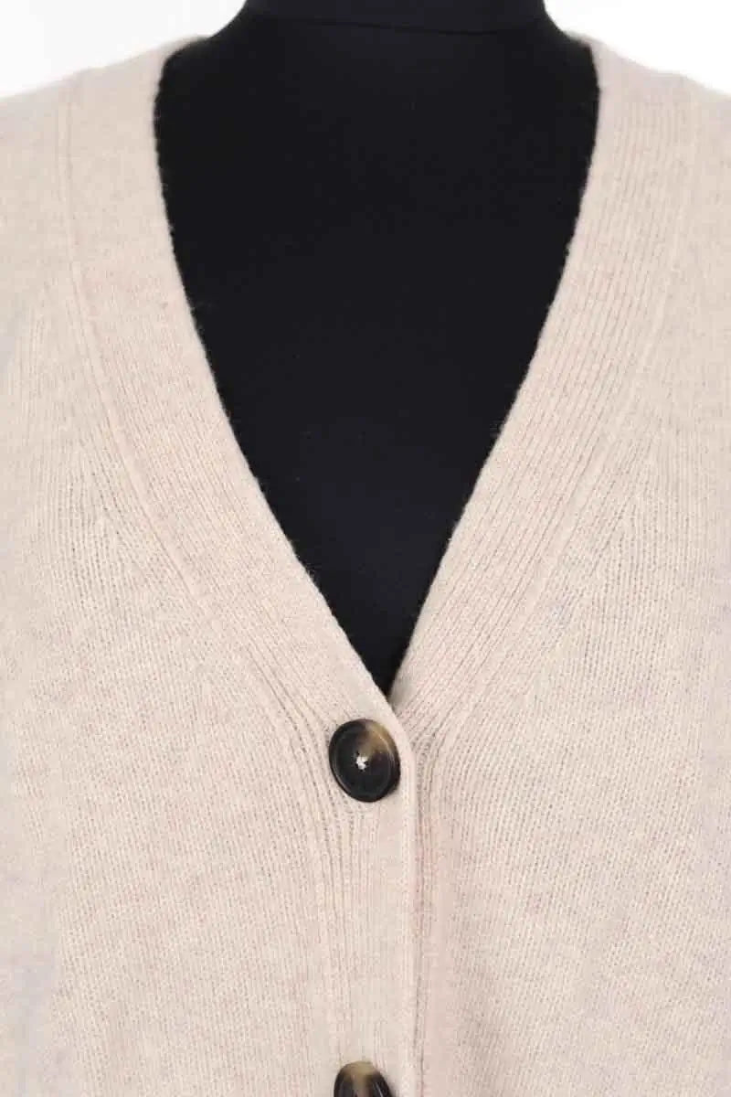 Cardigan Vanessa Bruno Beige en Laine