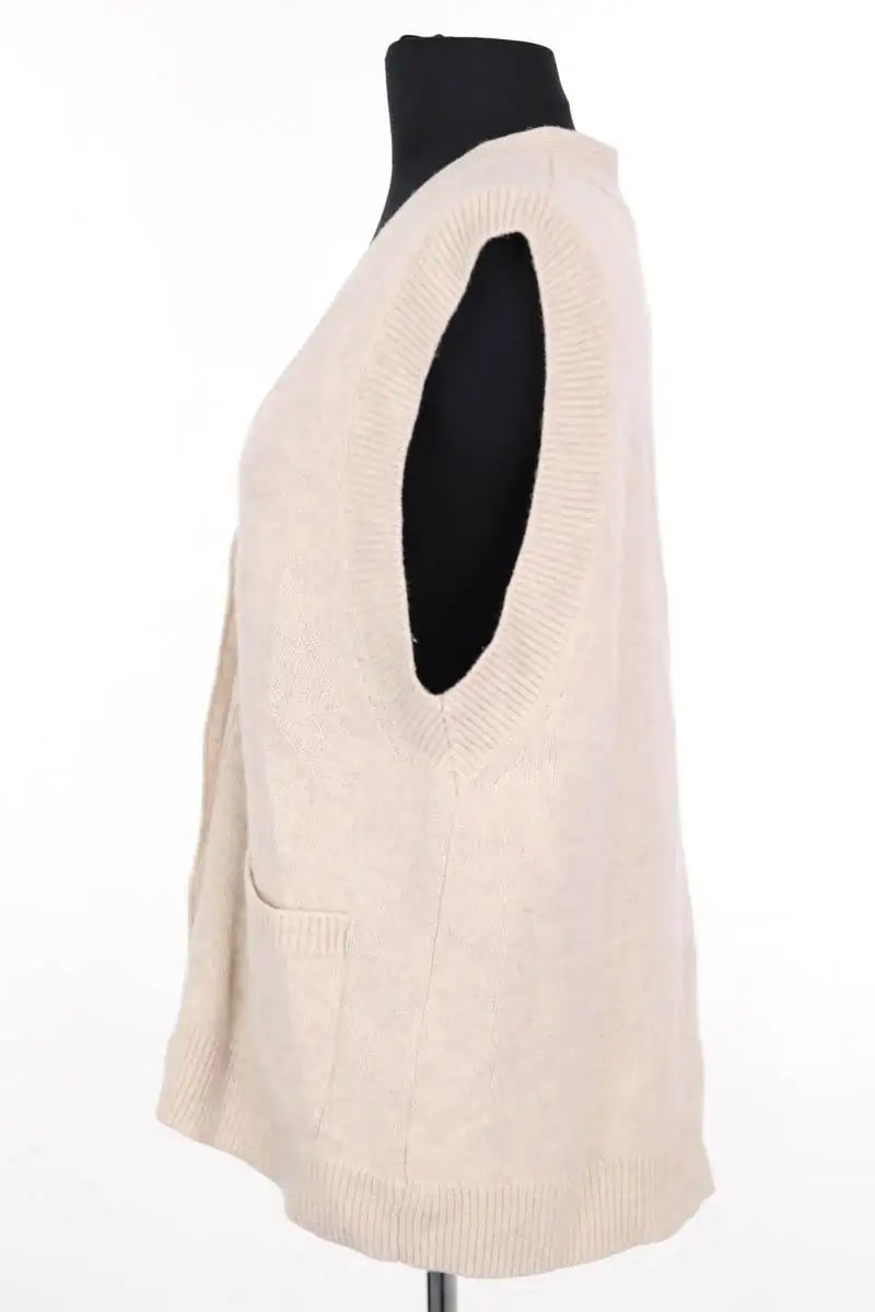 Cardigan Vanessa Bruno Beige en Laine