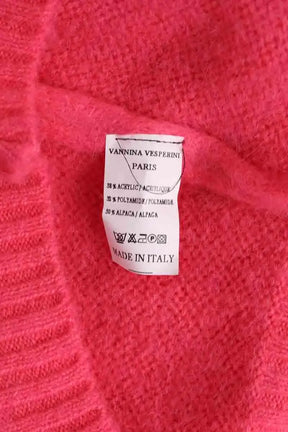 Cardigan Vannina Vesperini Rose en Synthétique