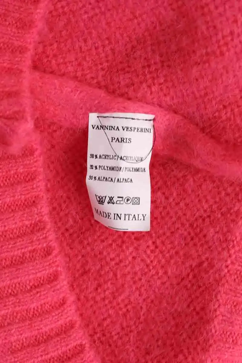 Cardigan Vannina Vesperini Rose en Synthétique
