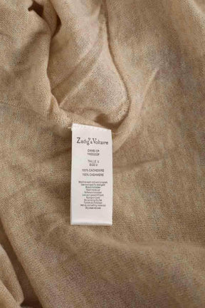 Cardigan Zadig & Voltaire Beige en Cachemire