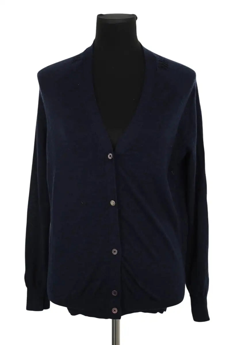 Cardigan Zadig & Voltaire Marine en Laine, taille S - Seconde Main