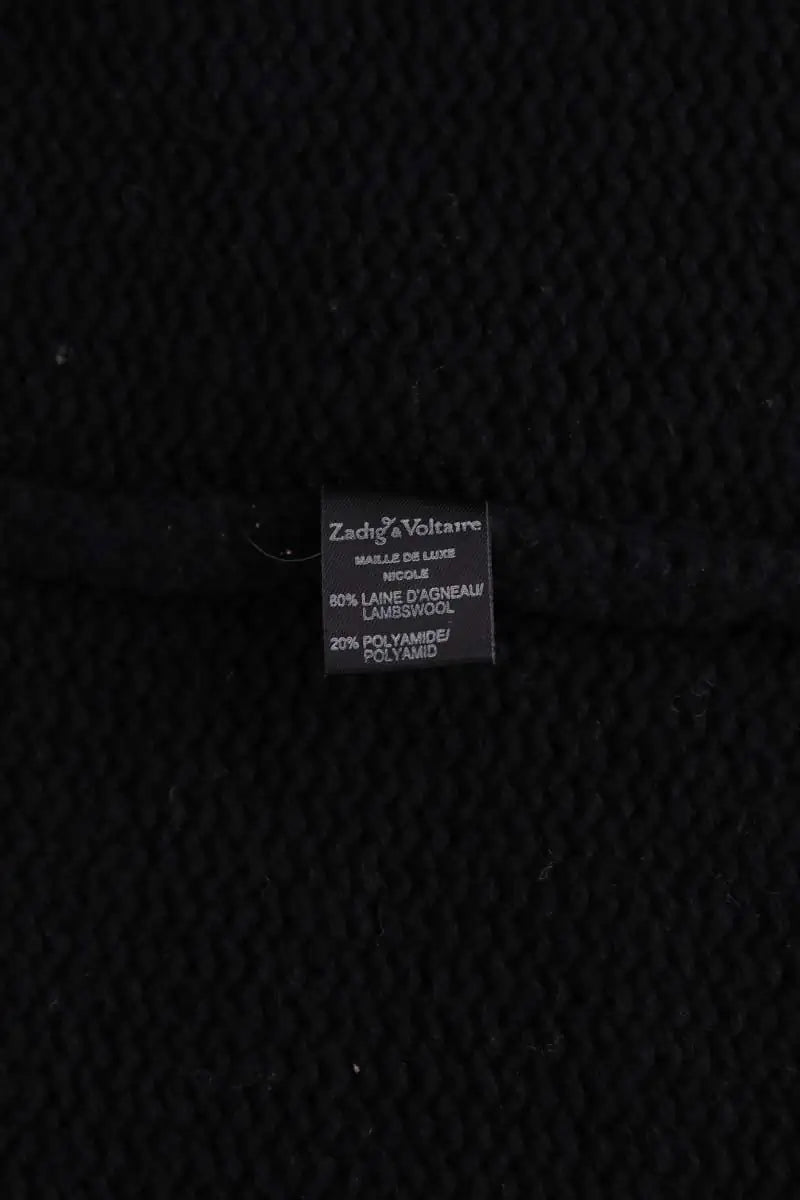 Cardigan Zadig & Voltaire Noir en Laine