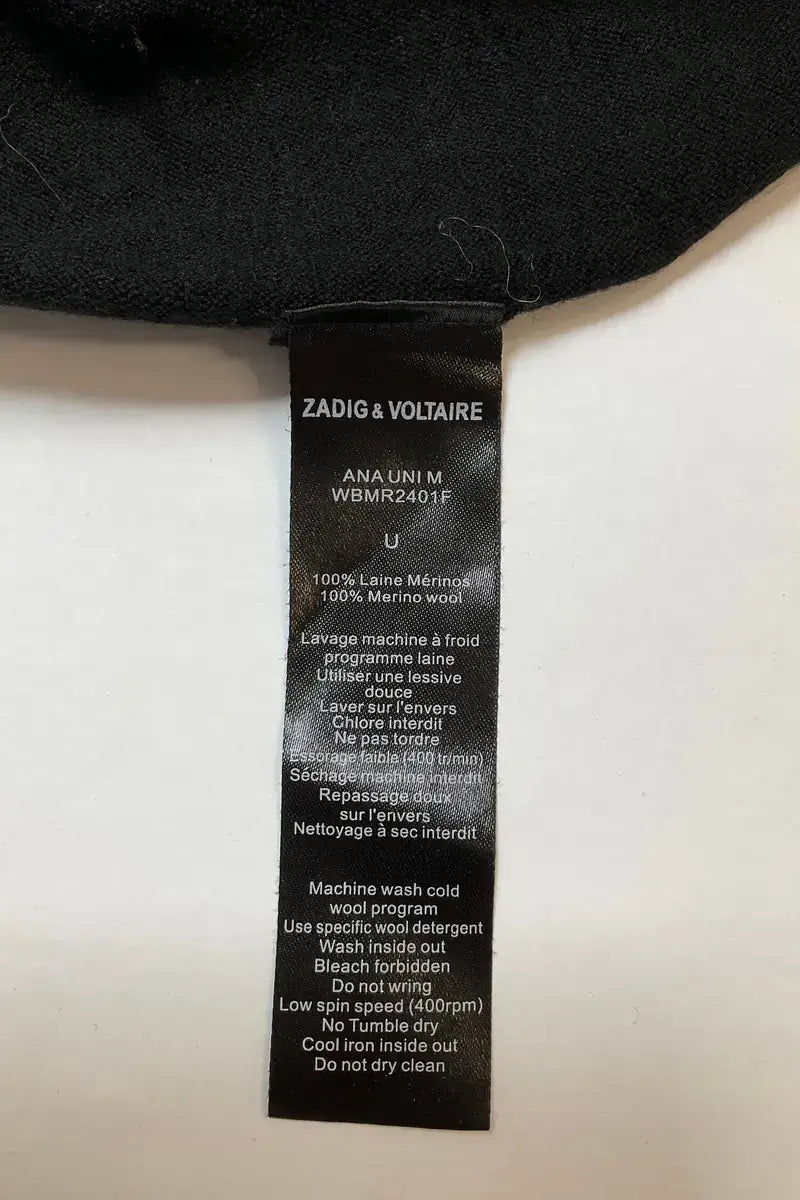 Cardigan Zadig & Voltaire Noir en Laine