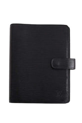 Carnet Louis Vuitton Black taiga leather Noir en  - Seconde Main