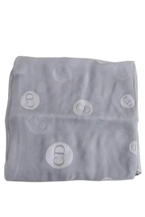 Carré Dior Gris en Soie - Seconde Main