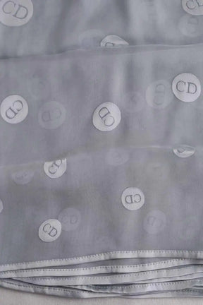 Carré Dior Gris en Soie