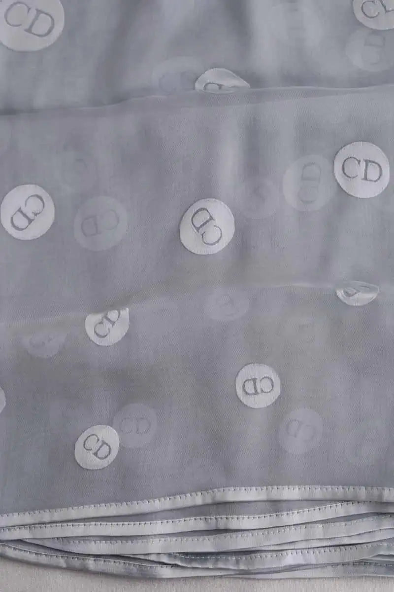 Carré Dior Gris en Soie