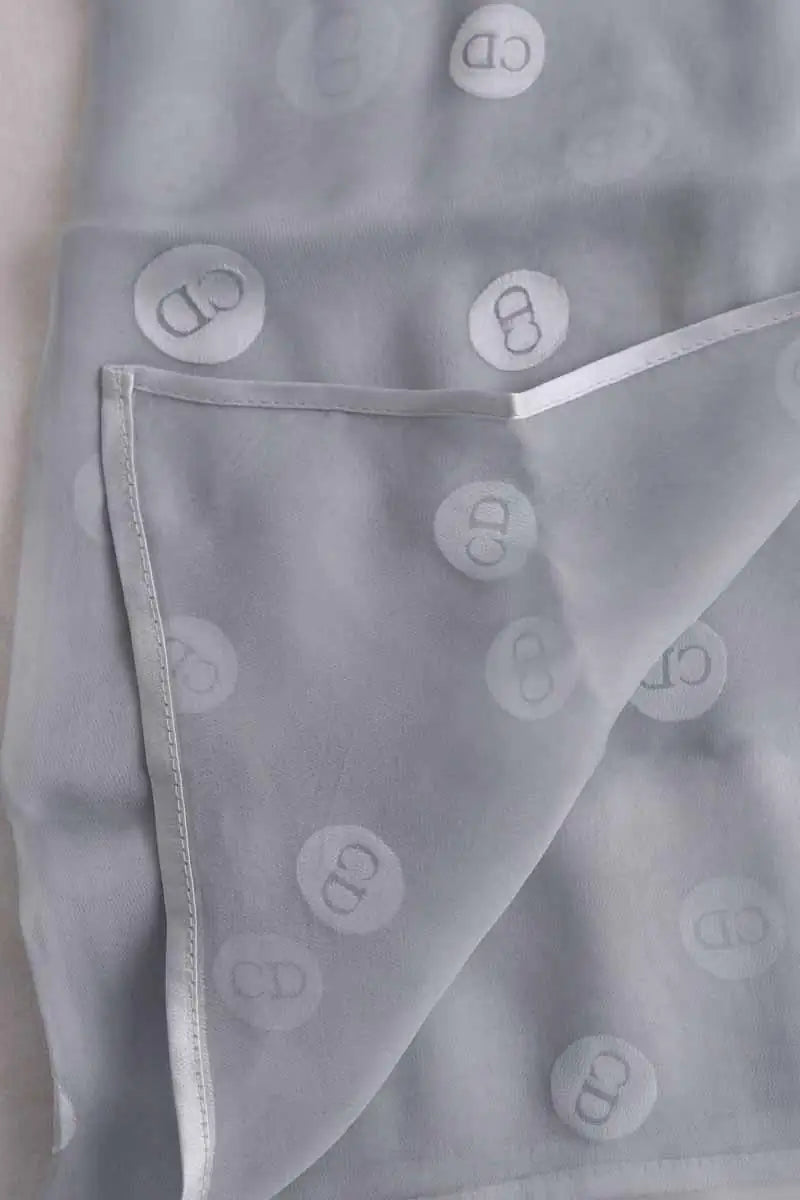 Carré Dior Gris en Soie