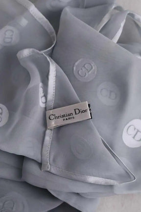 Carré Dior Gris en Soie