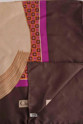 Carré Dior Marron en Soie
