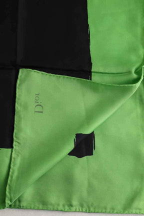 Carré Dior Noir en Soie