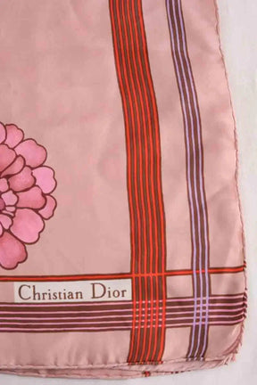 Carré Dior Rose en Soie