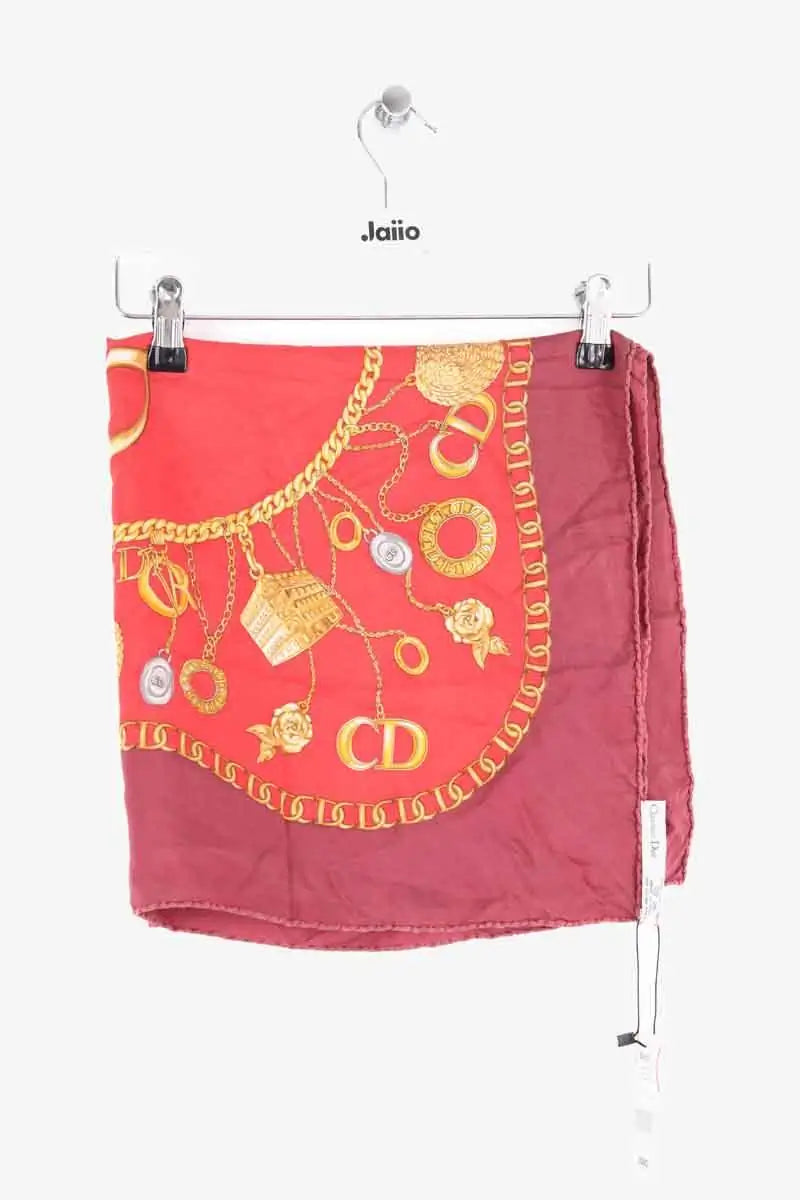 Carré Dior Rouge en Soie