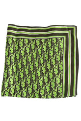 Carré Dior Vert en Soie - Seconde Main