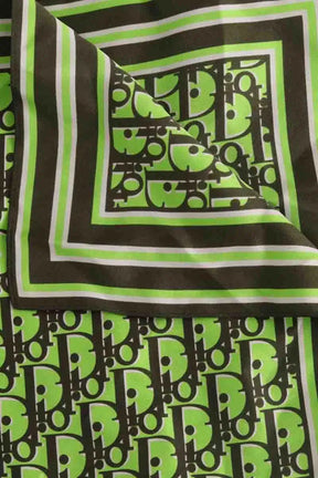Carré Dior Vert en Soie