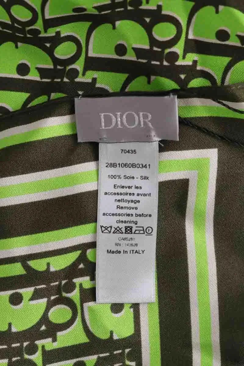 Carré Dior Vert en Soie