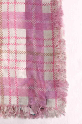 Carré Eric Bompard Rose en Cachemire