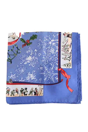 Carré Hermès Bleu en Soie - Seconde Main