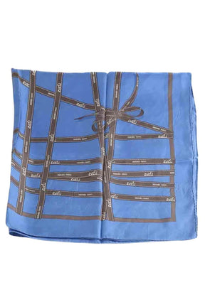 Carré Hermès Bleu en Soie - Seconde Main
