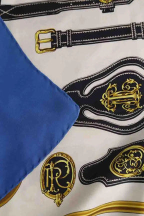 Carré Hermès Bleu en Soie