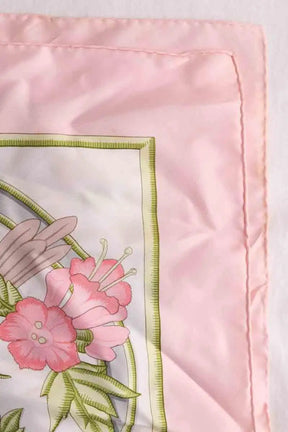 Carré Hermès Caraibes  Rose en Soie