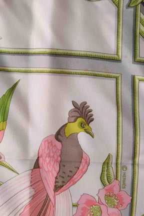 Carré Hermès Caraibes  Rose en Soie