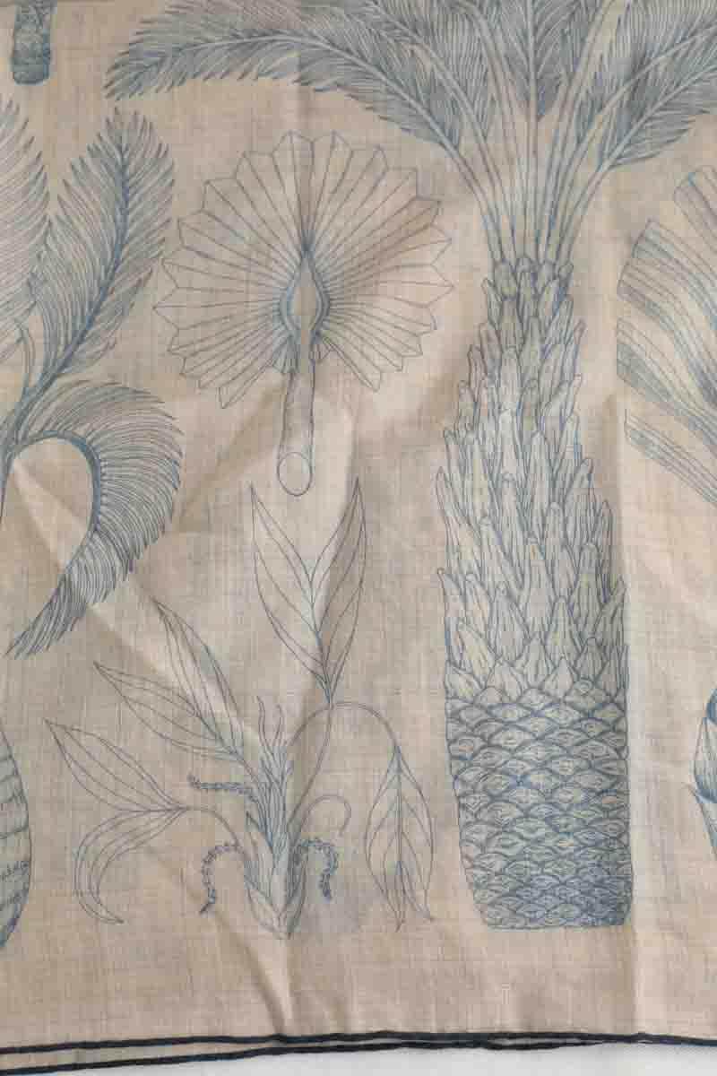 Carré Hermès Gris en Cachemire