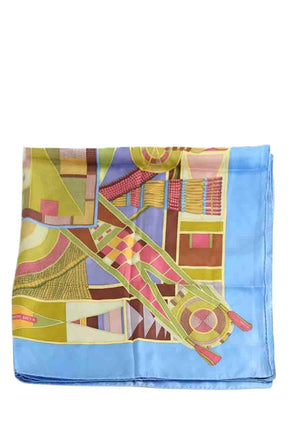 Carré Hermès L'Art Indien Des Plaines Multicolore en Soie - Seconde Main