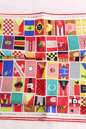 Carré Hermès Multicolore en Soie