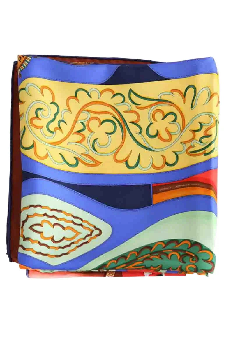 Carré Hermès Multicolore en Soie - Seconde Main
