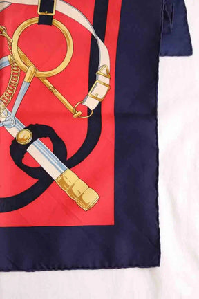 Carré Hermès Rouge en Soie