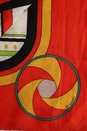Carré Hermès Séquences Multicolore en Cachemire