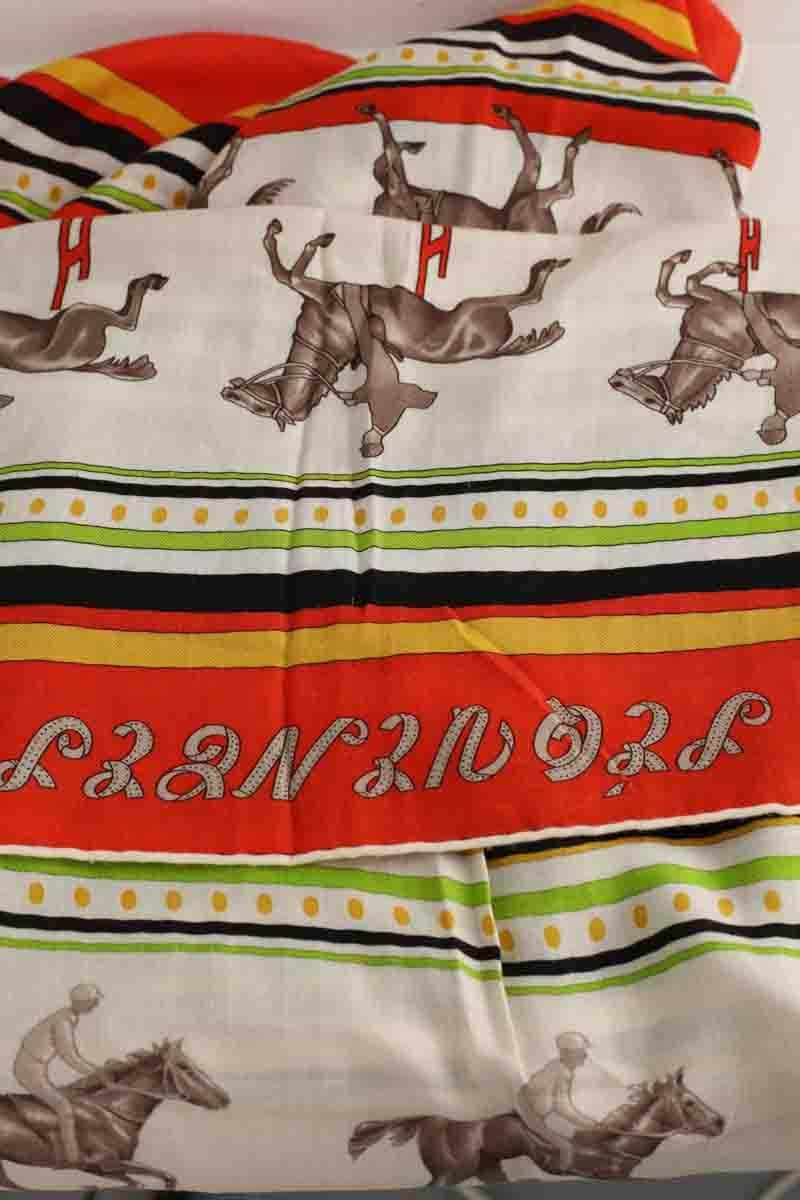 Carré Hermès Séquences Multicolore en Cachemire