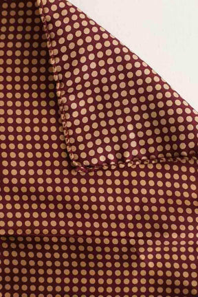Carré Hugo Boss Bordeaux en Soie