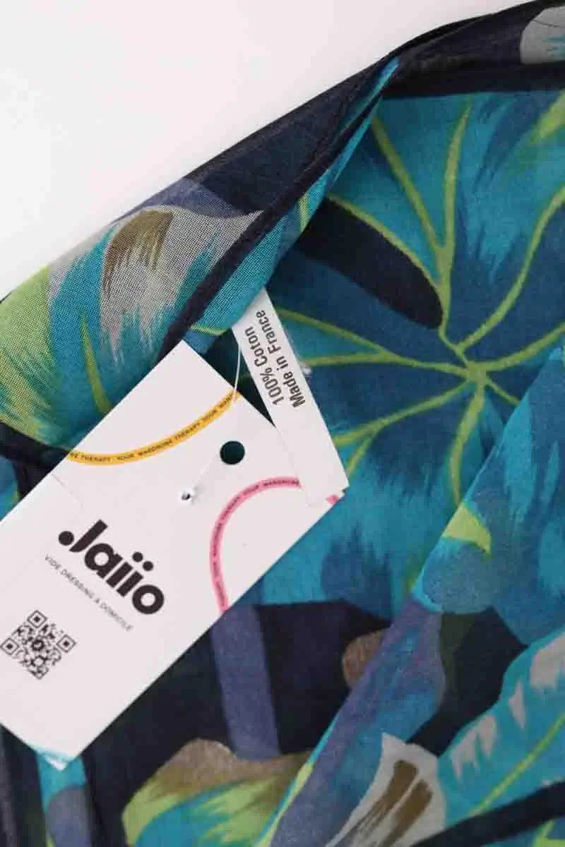 Carré Kenzo Bleu en Coton