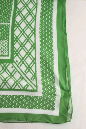 Carré Lacoste Vert en Synthétique