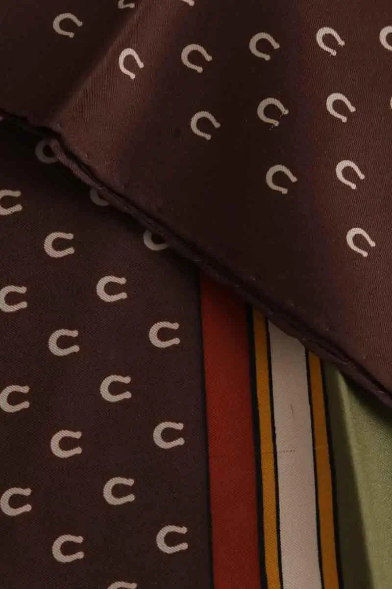 Carré Lancel Marron en Soie