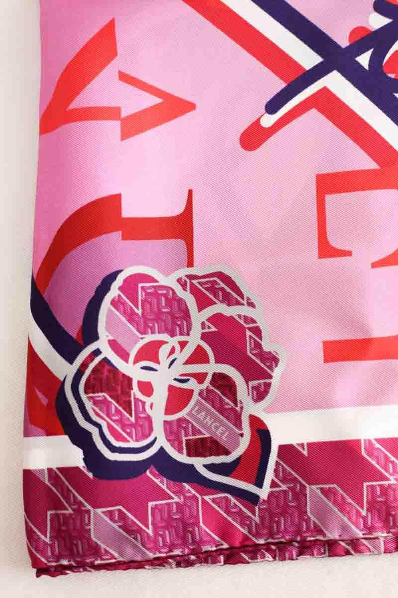 Carré Lancel Rose en Soie
