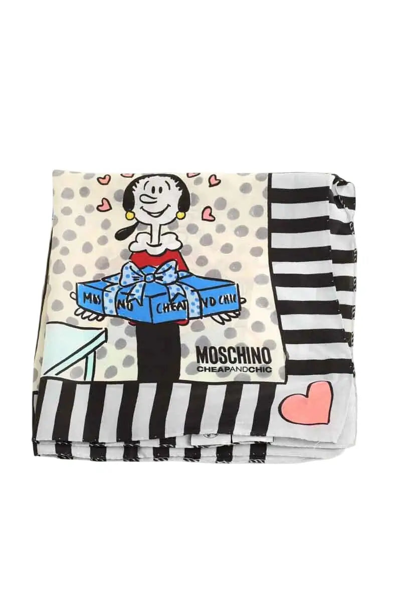 Carré Moschino Multicolore en Soie - Seconde Main