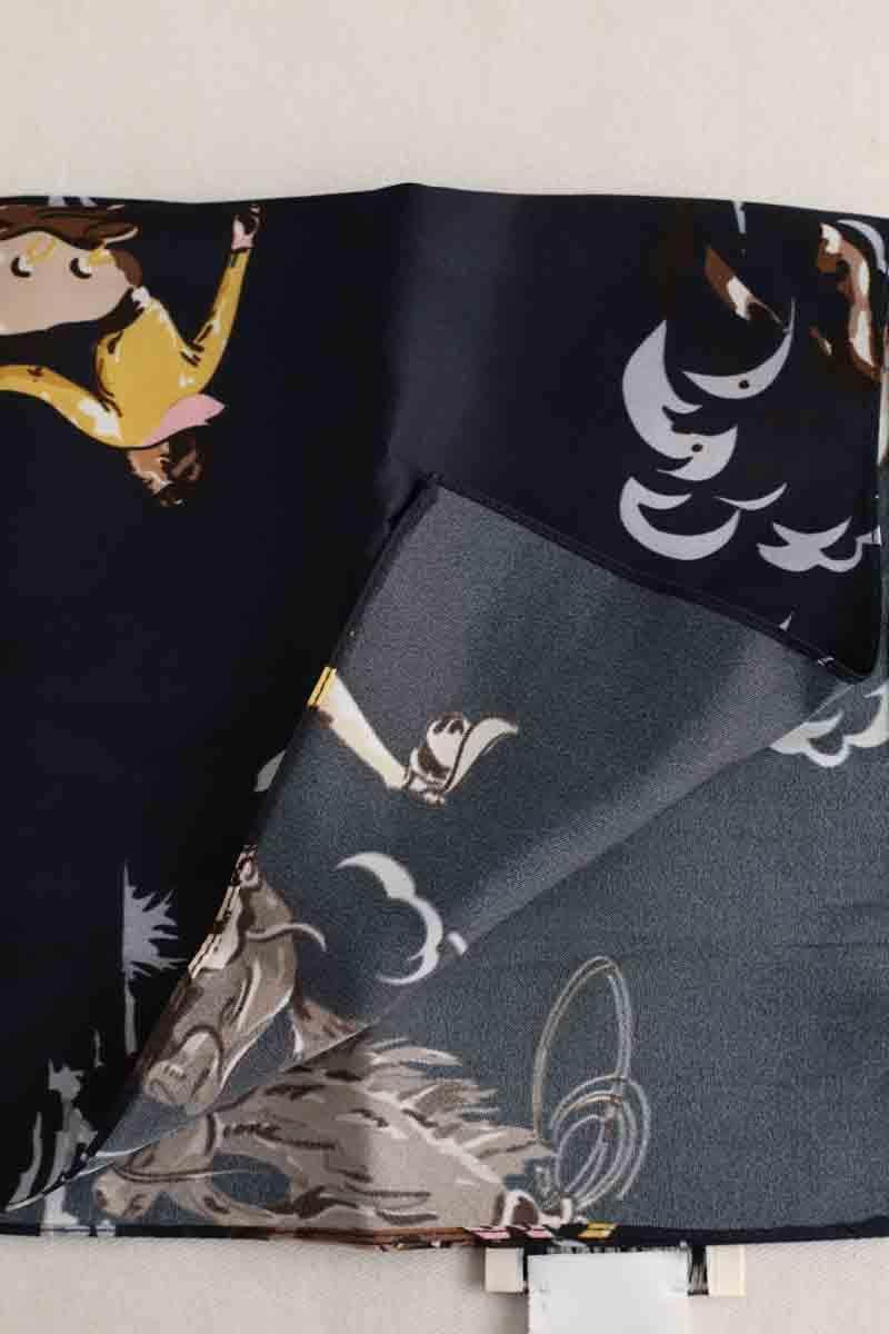Carré Nina Ricci Marine en Soie