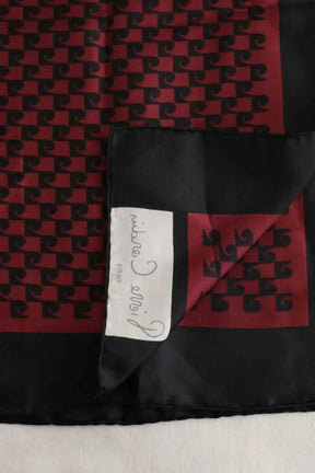 Carré Pierre Cardin Rouge en Soie