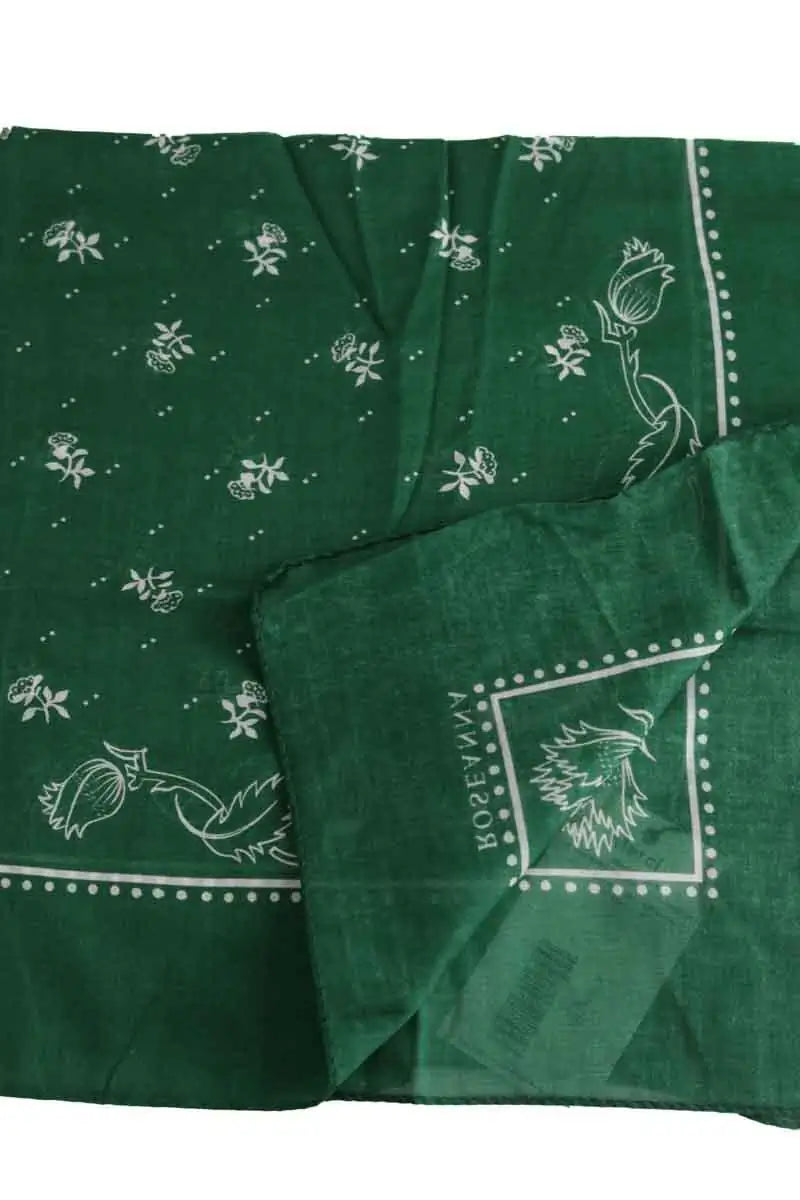 Carré Roseanna Vert en Coton