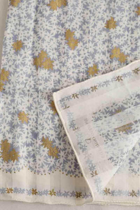 Carré Valentino Blanc en Coton
